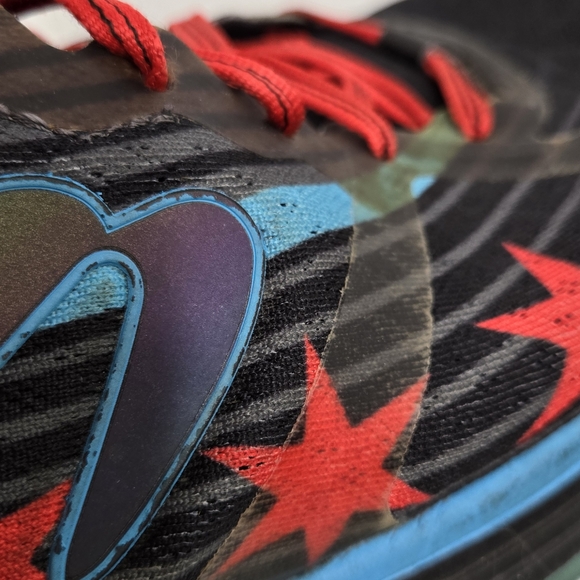 Newton Chicago Running Fusion Special Edition shoes 11.5 black blue red starsh - Picture 6 of 17